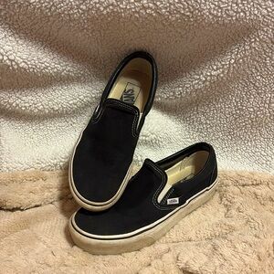 Gently worn slip on platform vans women’s size 8.5